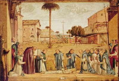 Begrafenis van St. Hiëronymus, ca. 1507-9 door Vittore Carpaccio